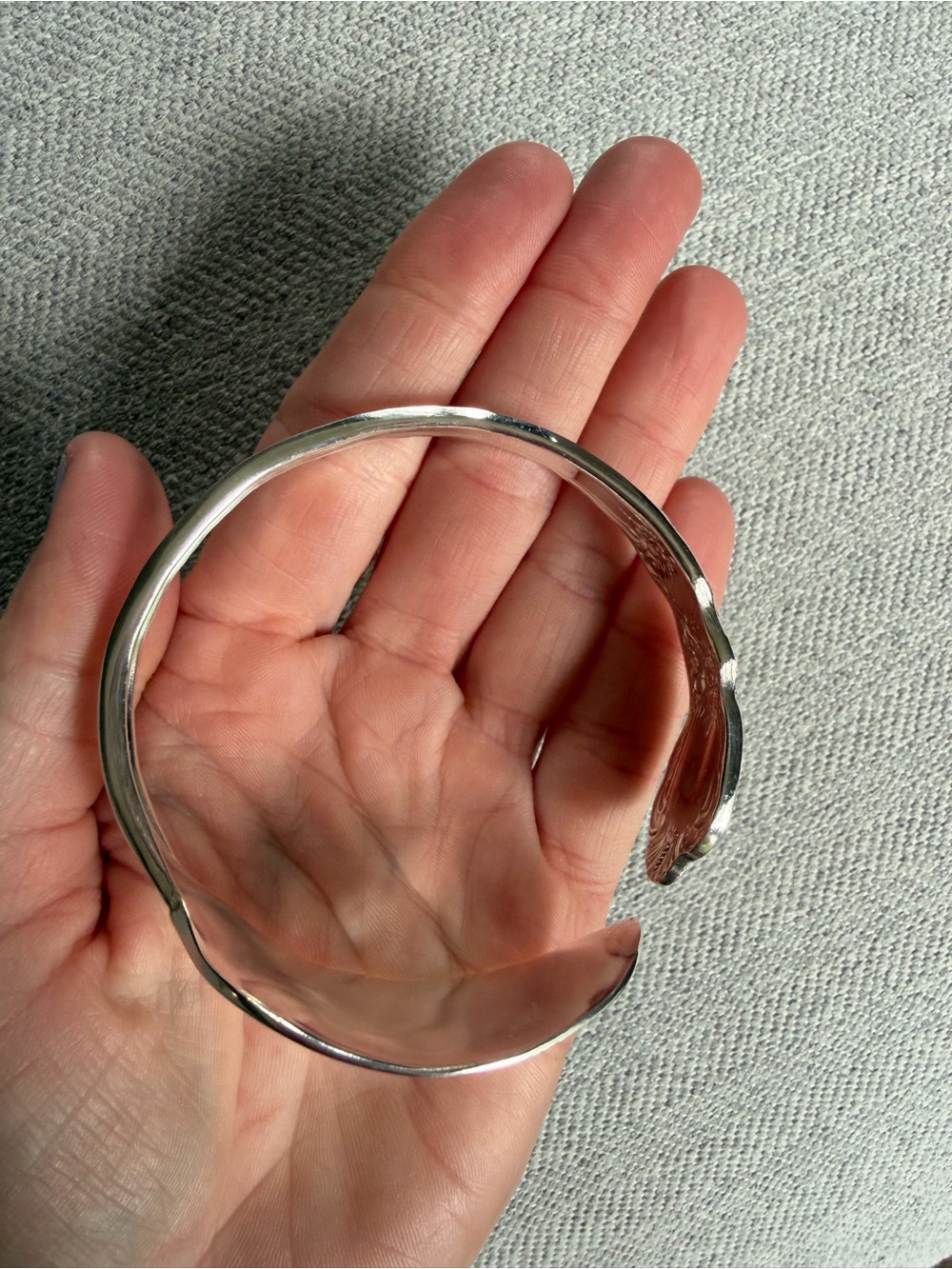 Silverware Bangle Bracelet - Picture 6 of 9